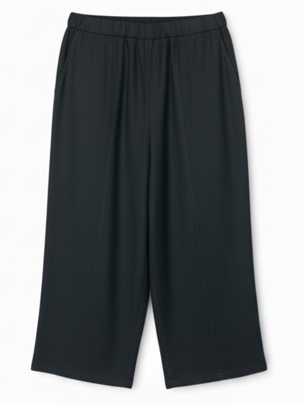 Johnny Was Los Angeles Linen Wide Leg Embroidered Pants Black Size Large - Picture 4 of 10